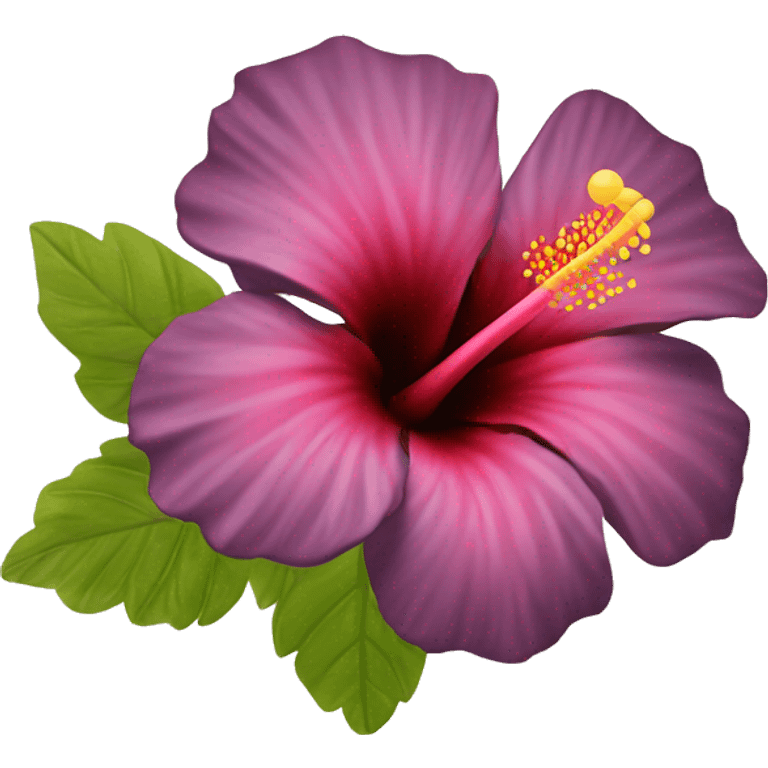 hibiscus flower emoji