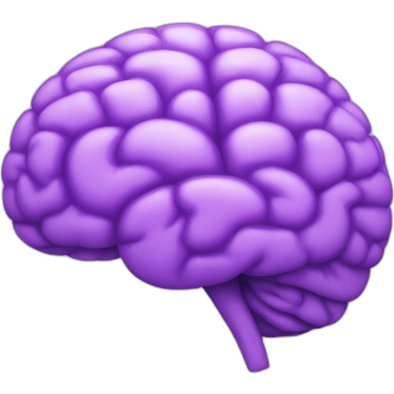 Light purple brain emoji