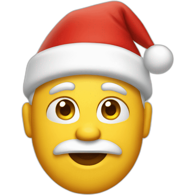 SANTA WINKING emoji