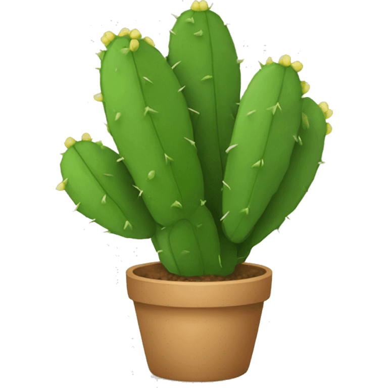 single round Nopal without pot emoji