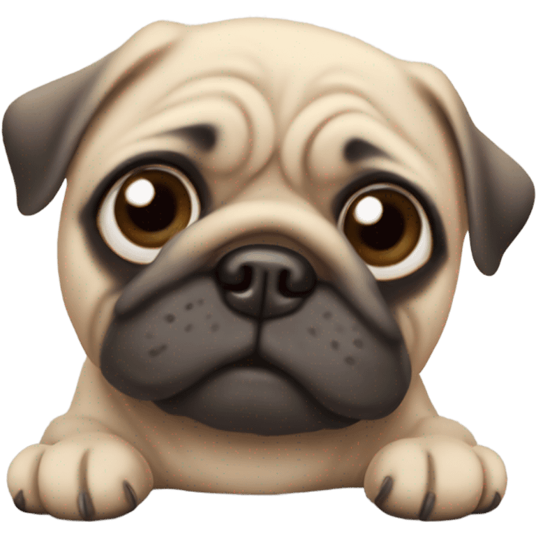 pugs that are very cute emoji