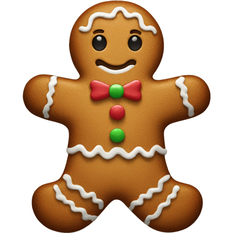 gingerbread man emoji