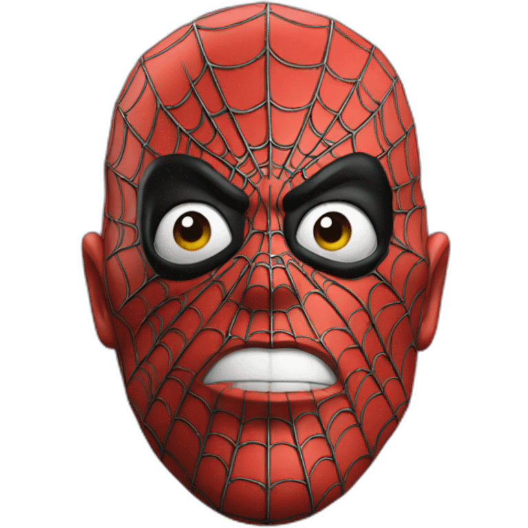 spiderman bust emoji