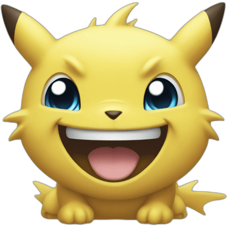 Pokemon with ipad emoji