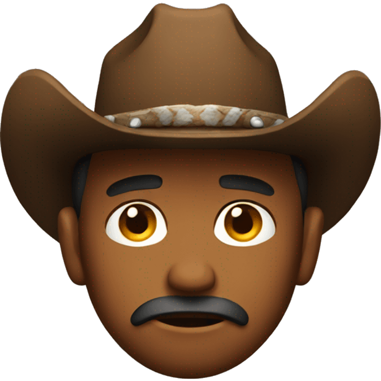 Sad cowboy emoji emoji