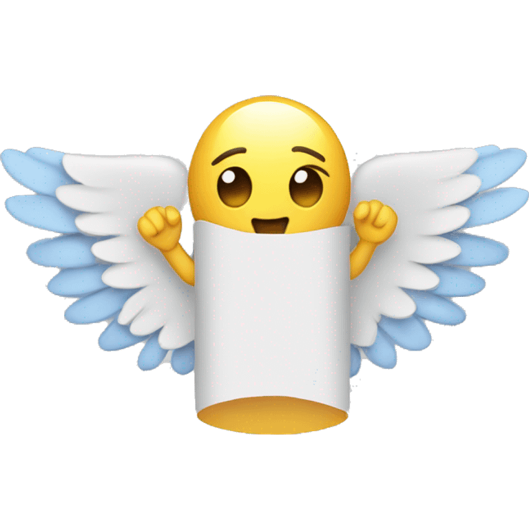 A pad with wings  emoji