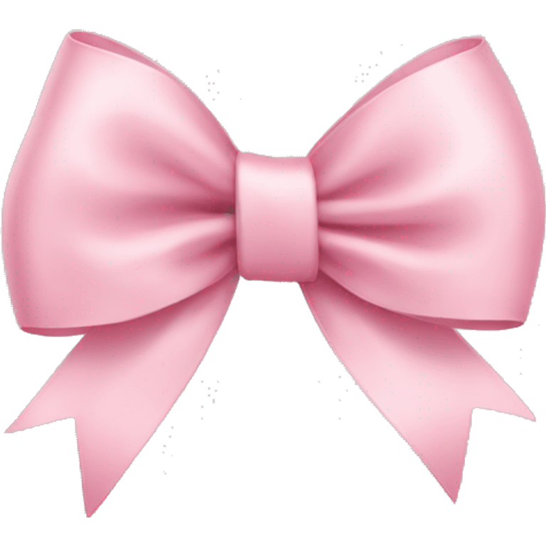 light pink ribbon bow emoji