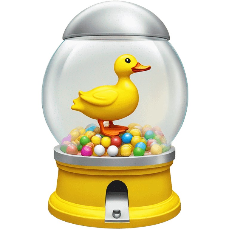 duck gum ball machine emoji