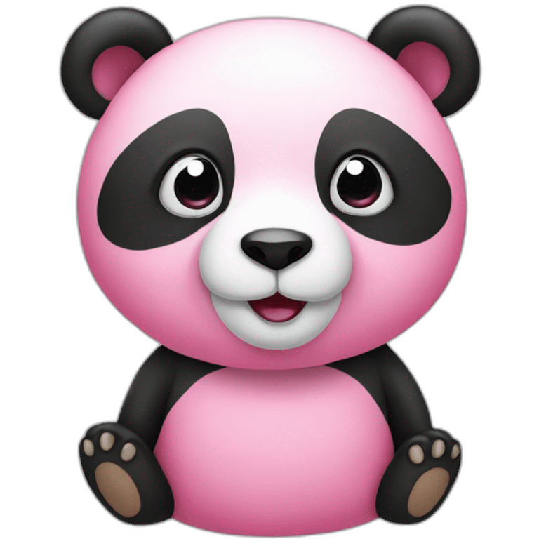 pink panda emoji