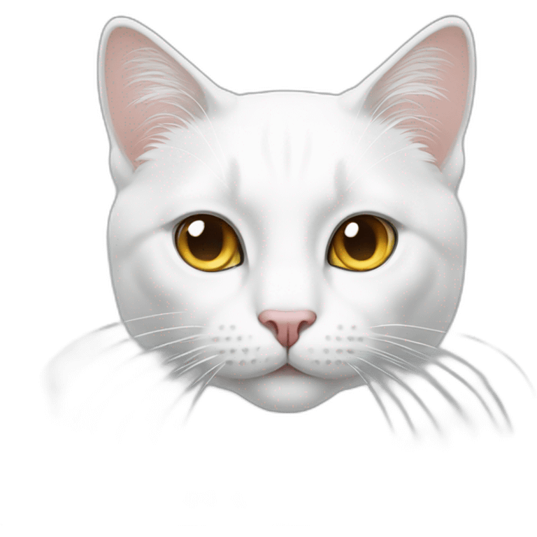 white cat emoji emoji