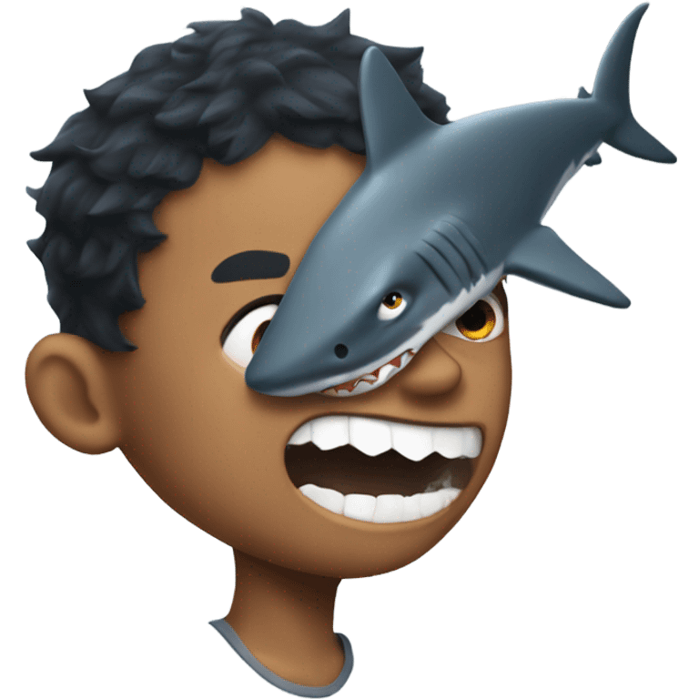 Shark boy emoji