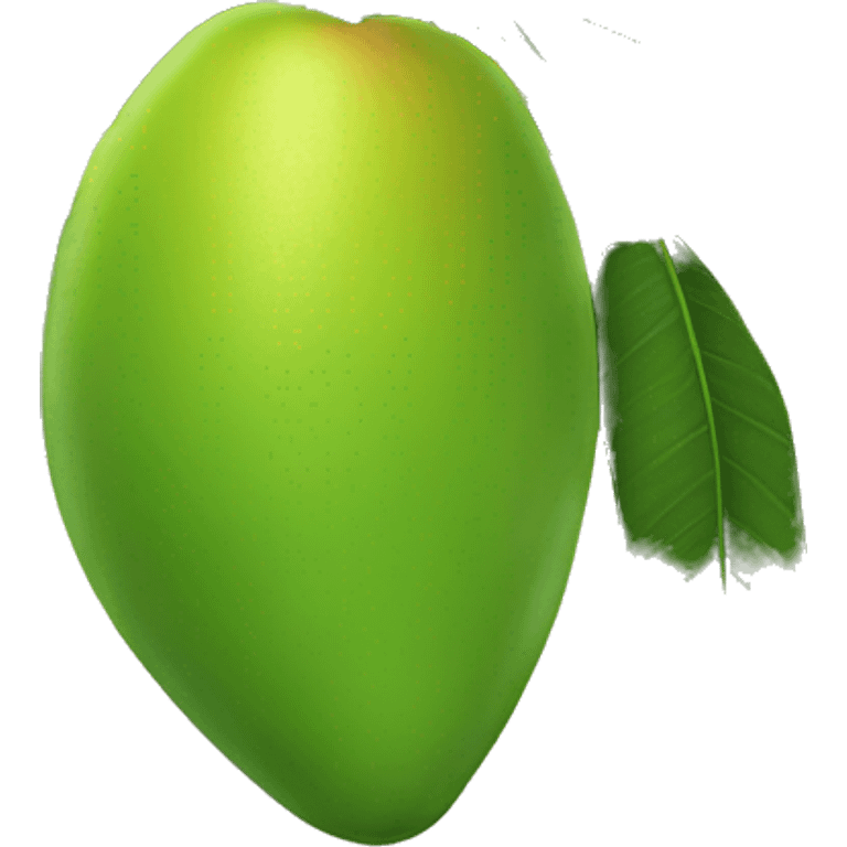 Green mango emoji