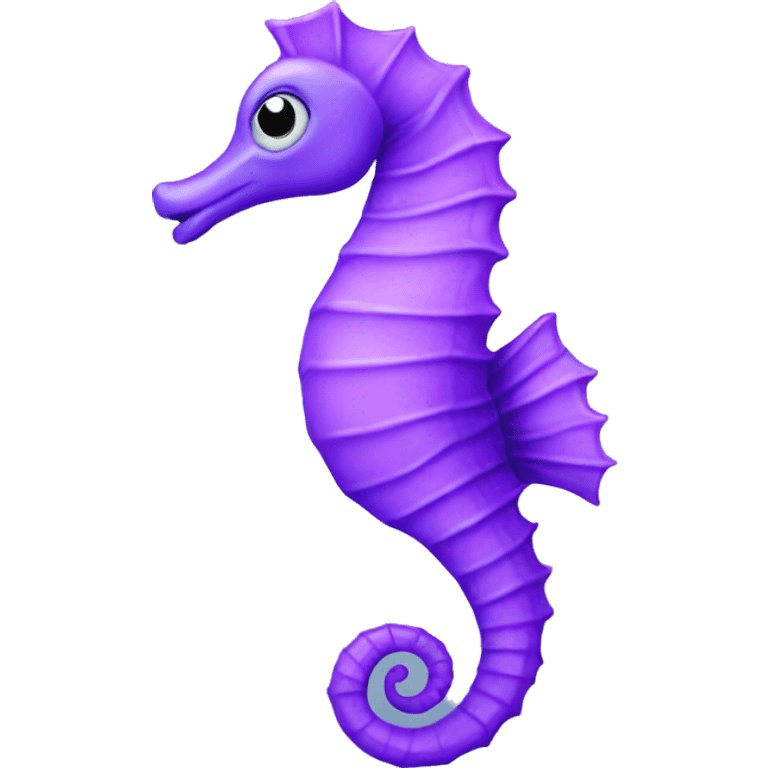 Purple seahorse  emoji