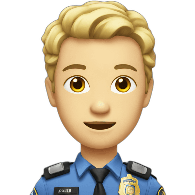 Police municipale emoji