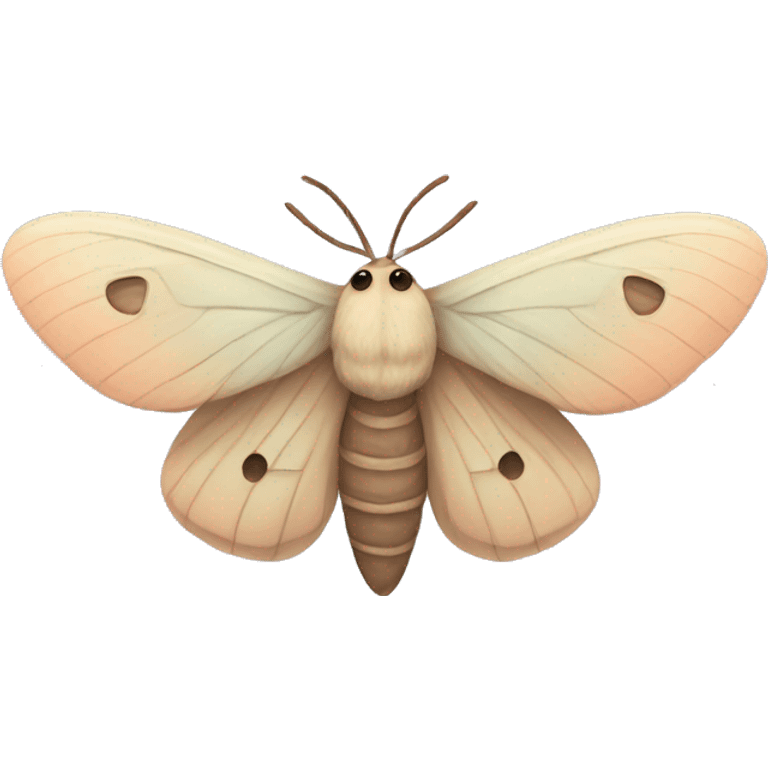 Moth pastel emoji