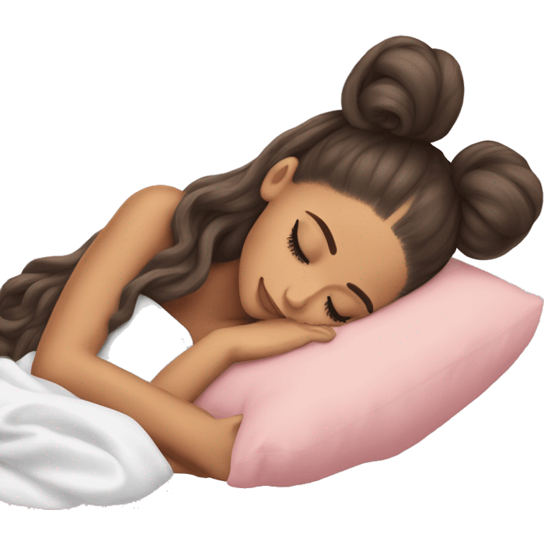 Ariana Grande sleeping emoji