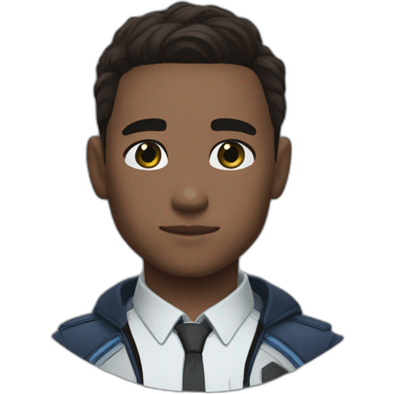 Connor from detroit become human emoji