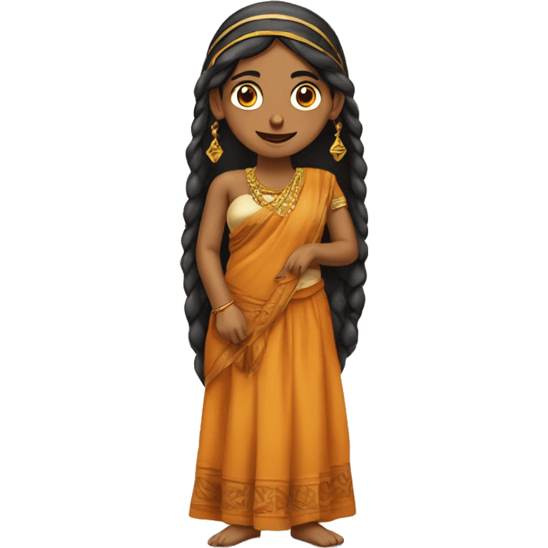 A desi ancient yound women emoji