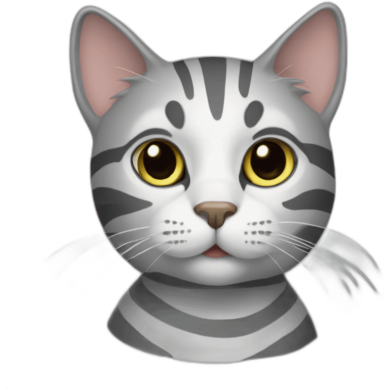 Cat-grey-stripes emoji