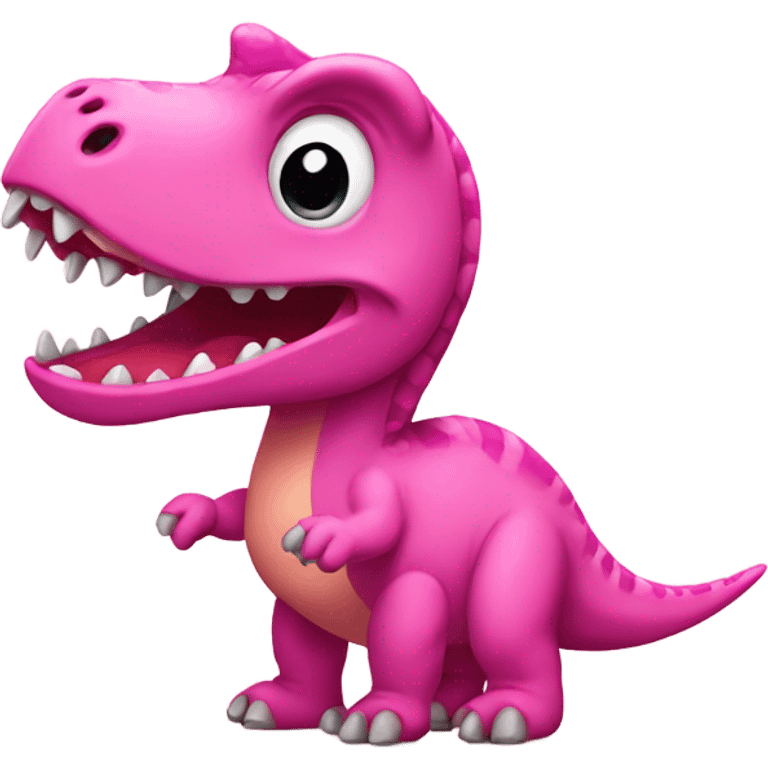 Pink dinosaur emoji