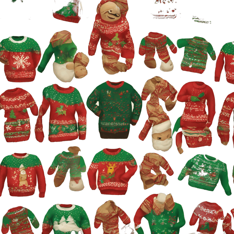 Christmas sweater emoji