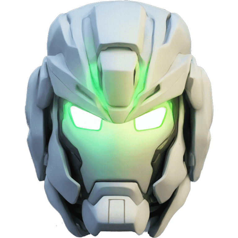 Sazabi bust glowing emoji