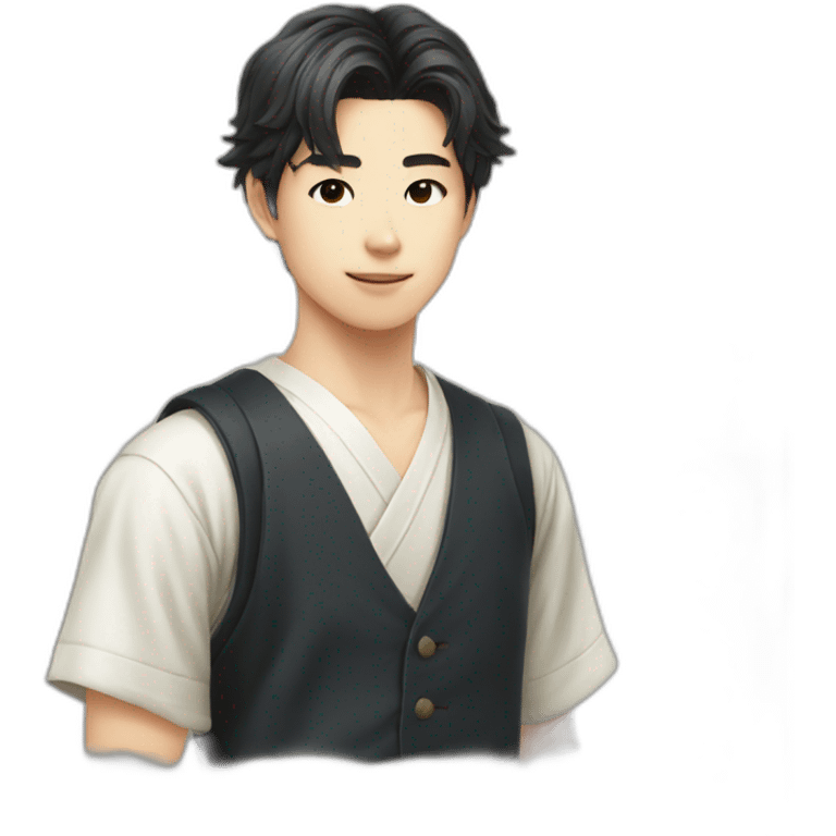 Young men japan type emoji