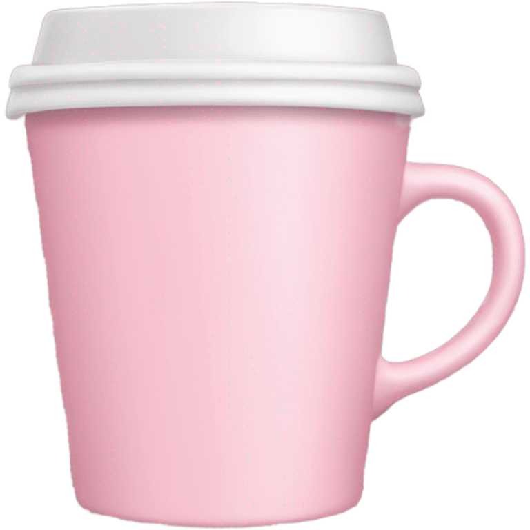 light pink coffee cup emoji