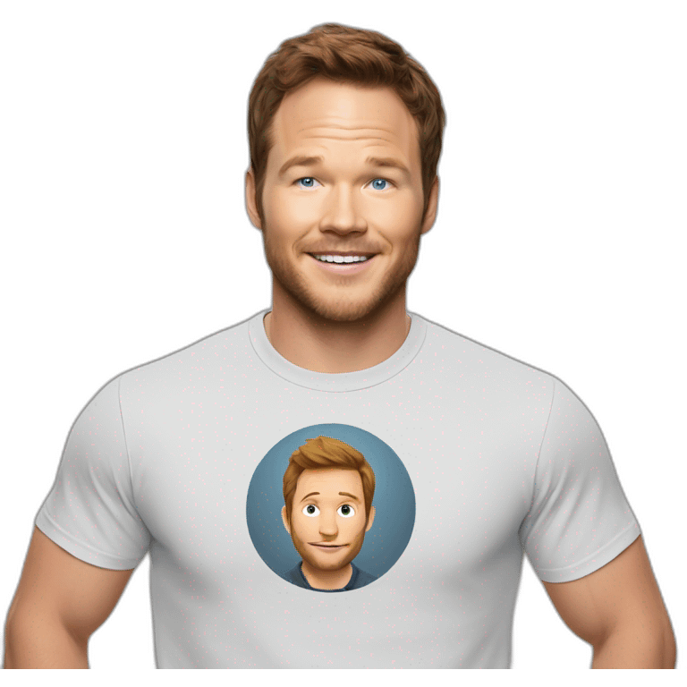 chris-pratt t-shirt emoji