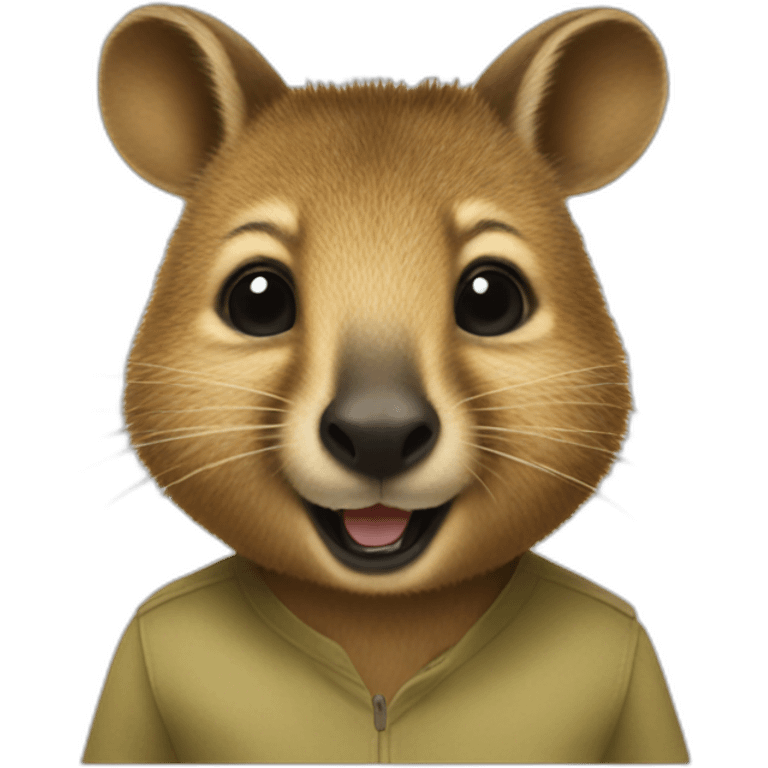 quokka wallaby is driving emoji