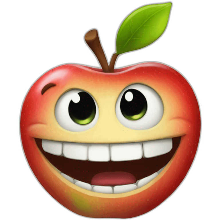 trollface apple artstyle emoji