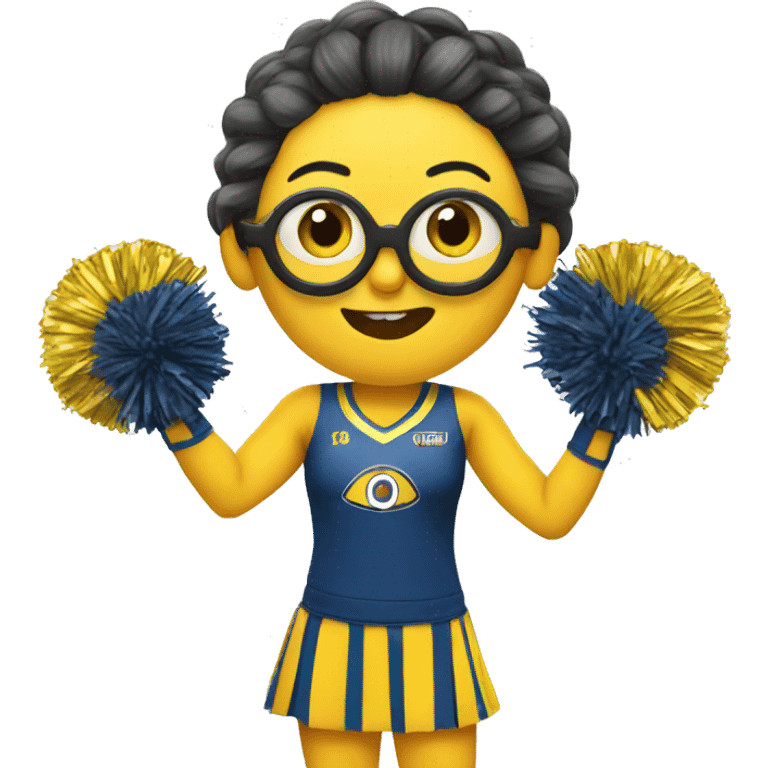 minion cheerleader emoji