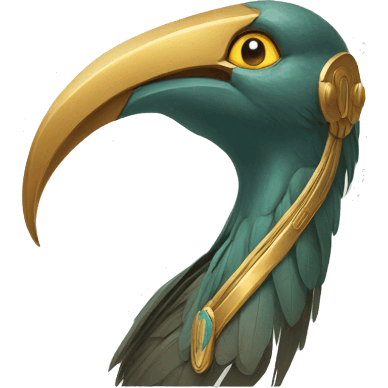 thoth egyptian god ibis head emoji