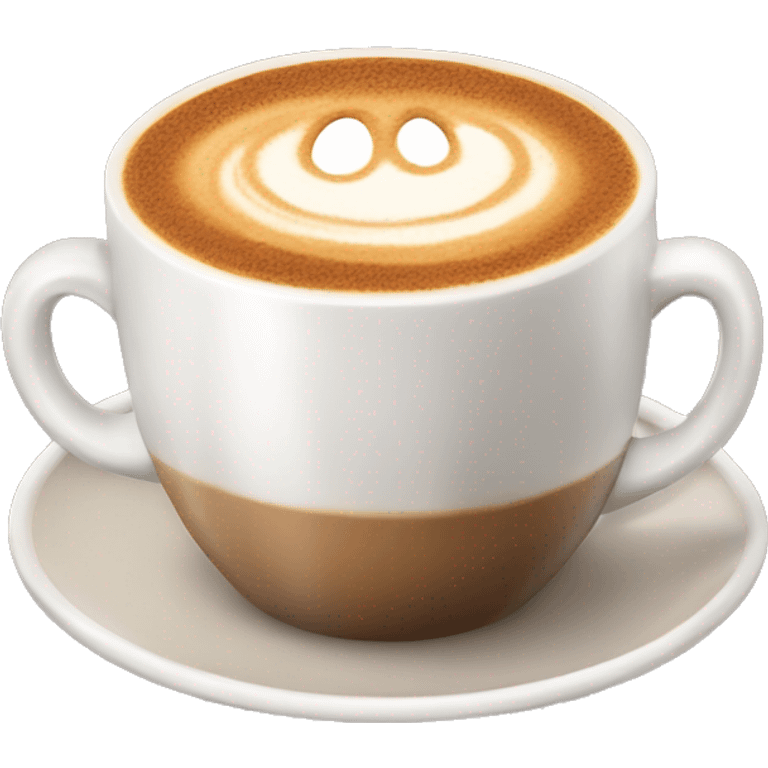 A cappuccino  emoji