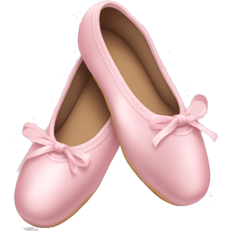 Pale pink ballet shoes emoji