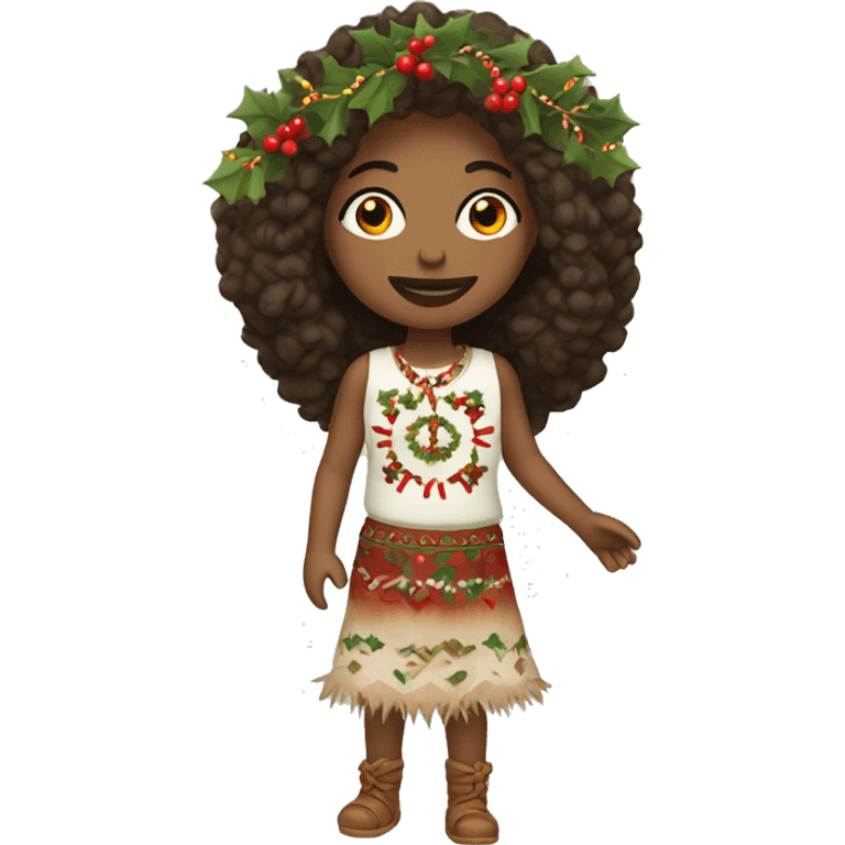 Christmas boho emoji