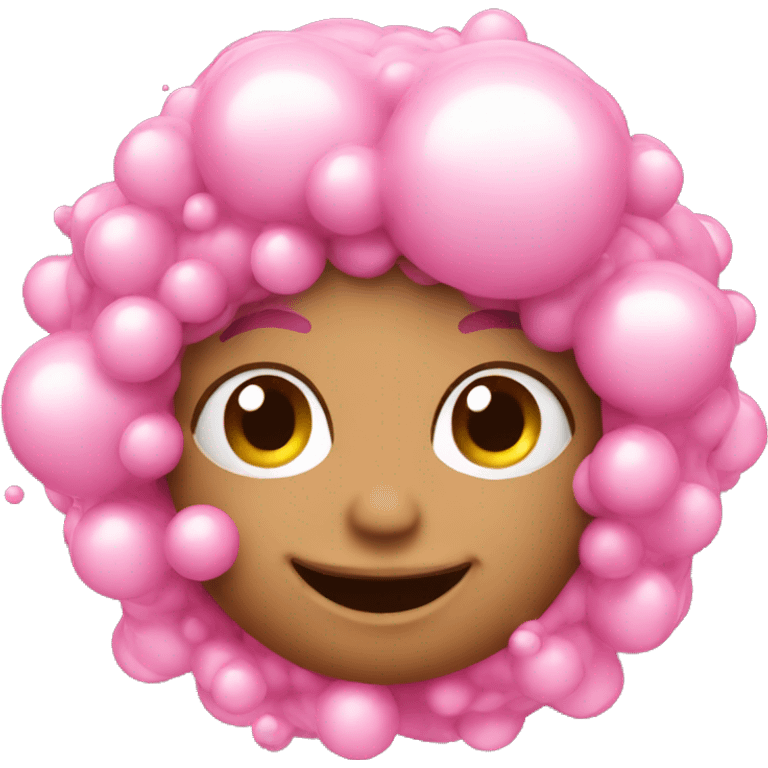 pink bubbles emoji