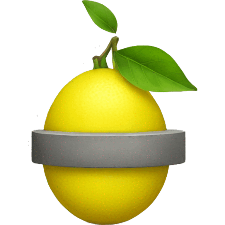 Concrete lemon  emoji