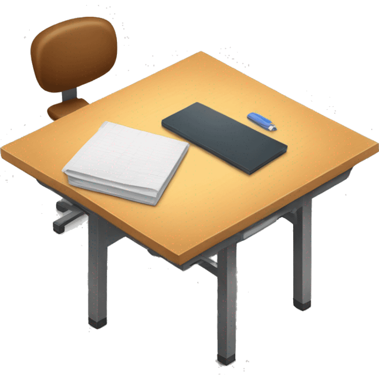 college classroom desk emoji