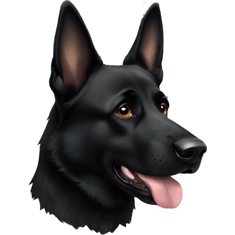 black german shepherd emoji