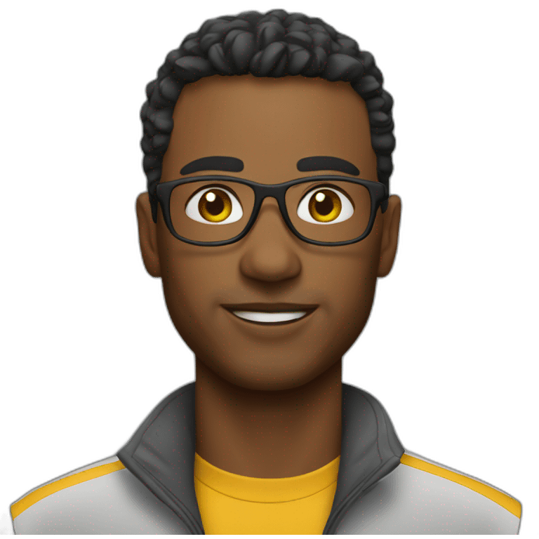 Track coach emoji