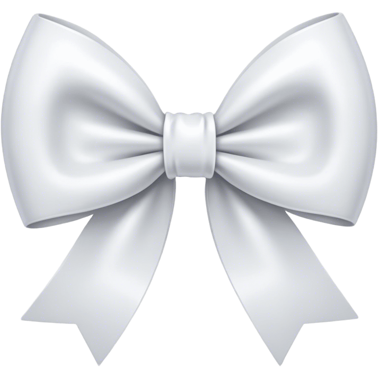 white bow emoji