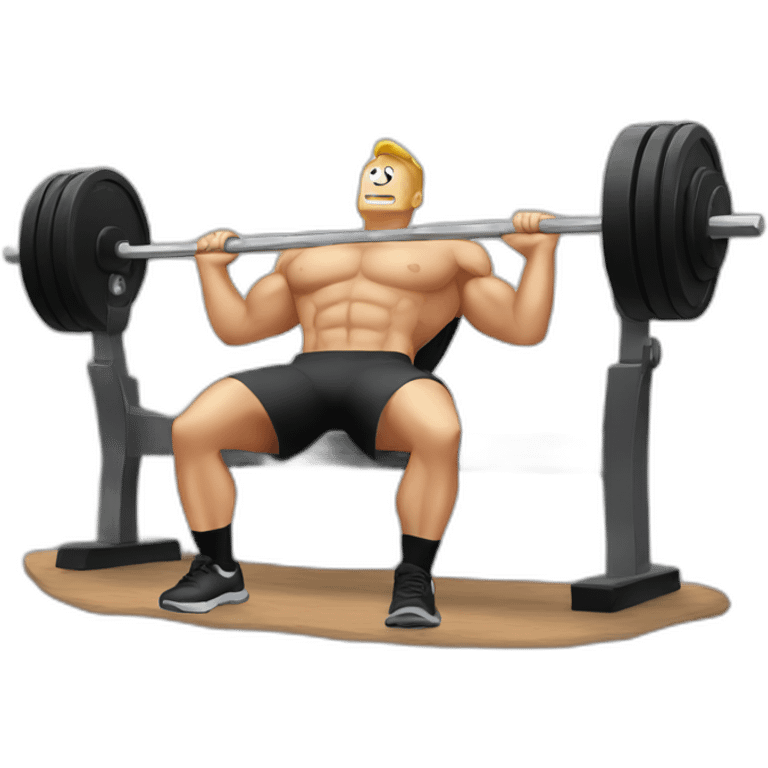 bench press emoji