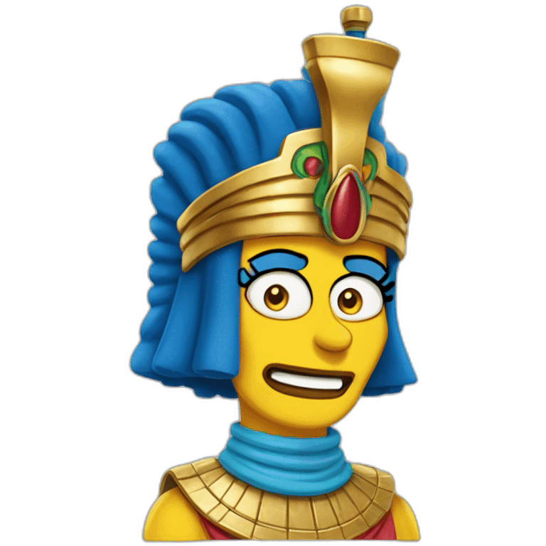 Egyptian marge simpson emoji