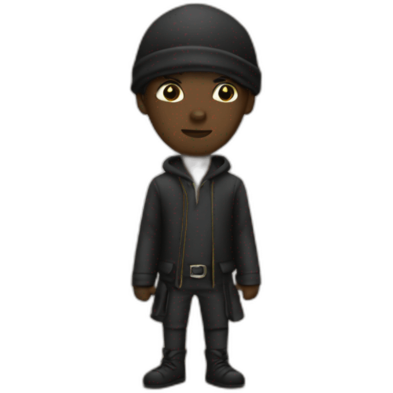 black thief emoji