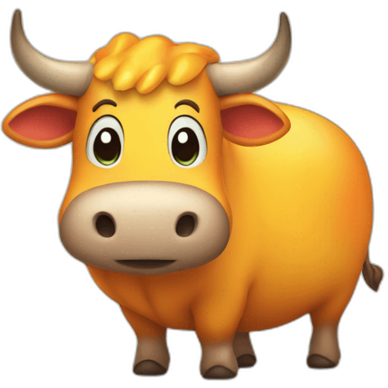 cute mango ox emoji