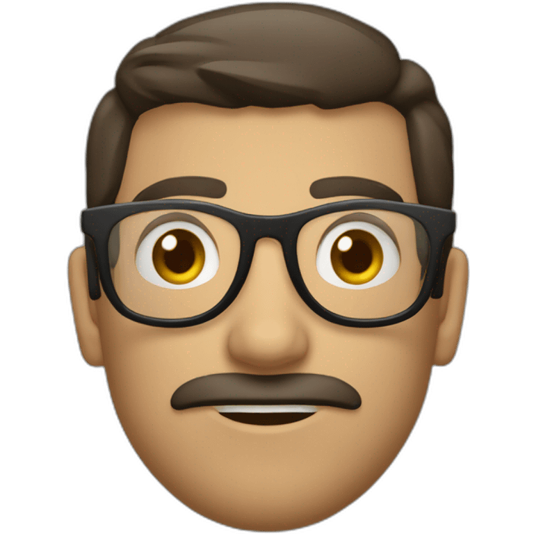 Filósofo griego con lentes emoji