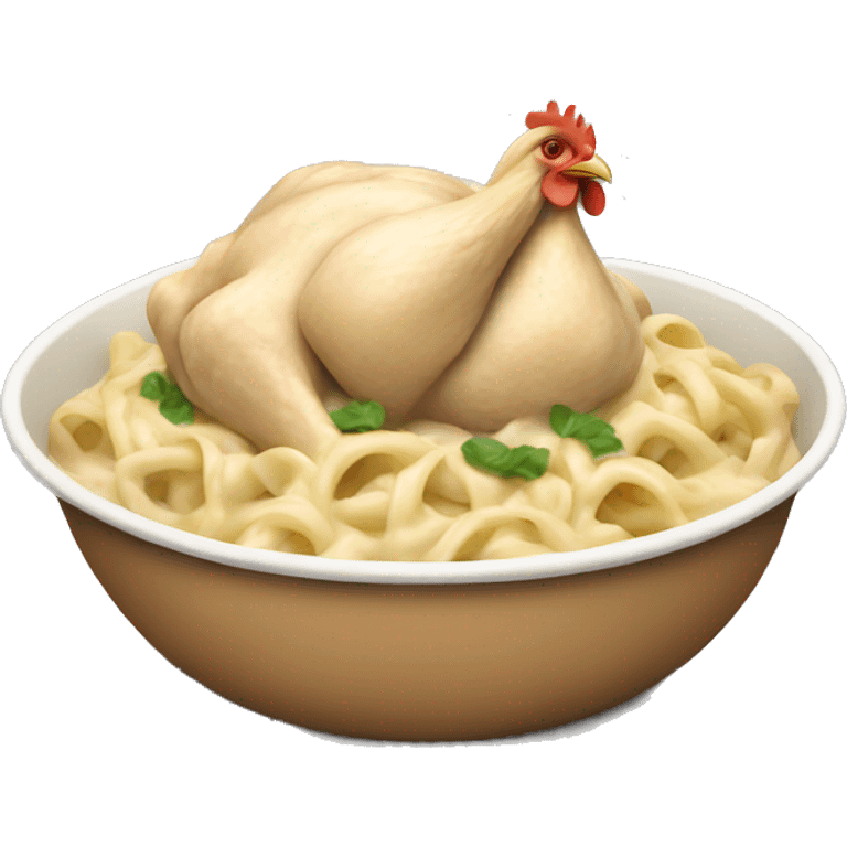 Chicken alfredo emoji