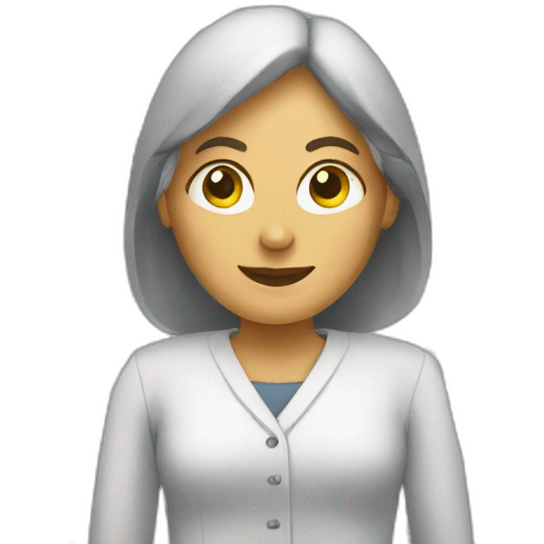 Swiss Trading woman with market stocks emoji