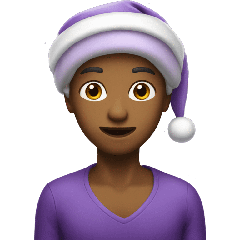 Purple Christmas  emoji